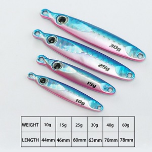 Vente en gros de leurre de pêche au gabarit 10g-60g imprimé <span class=keywords><strong>Wolfram</strong></span> tungstène métal coulant appât matériel de plomb de pêche en mer pour les poissons d'eau douce - Product Image 2