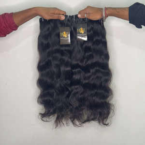 Paquets de cheveux cambodgiens bruts non transformés, cheveux humains du temple indien bruts, paquets de tissage de cheveux à cuticules alignées - Product Image 1