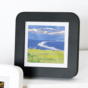 Cute Design Funky Square Rounded 4x4'' 5x5'' Mini <b>Size</b> Solid Wood <b>Photo</b> <b>Frame</b> for Home Decor - Product Image 2