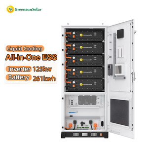 Sistema de Almacenamiento de Energía con Refrigeración Líquida Todo en Uno de Fábrica, Batería de Alto Voltaje de 261 kWh, Inversor Híbrido Trifásico Solis de 125 kW - Product Image 3