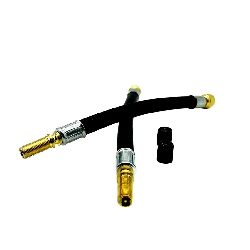Topsun Adaptador de extensão de haste de válvula de comprimento personalizado, tubo de borracha flexível para extensão de haste de válvula de ar, pneu flexível FEX75R