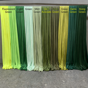 Panneau de fond de scène moderne et coloré en soie de lait extensible, rideaux à armatures pour décoration de mariage, événement, fête, scène - Vente en gros - Product Image 2