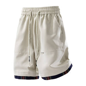 Pantalones cortos de trabajo personalizados con logo para hombre, novedad de verano, estilo japonés, finos, deportivos, casuales, con bolsillos grandes, holgados, de cinco puntos, ¡superventas! - Product Image 2