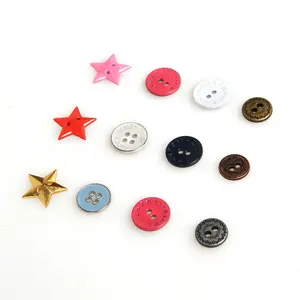 Oeko-tex 100 अनुकूलित धातु छेद सिलाई बटन शर्ट के बटन