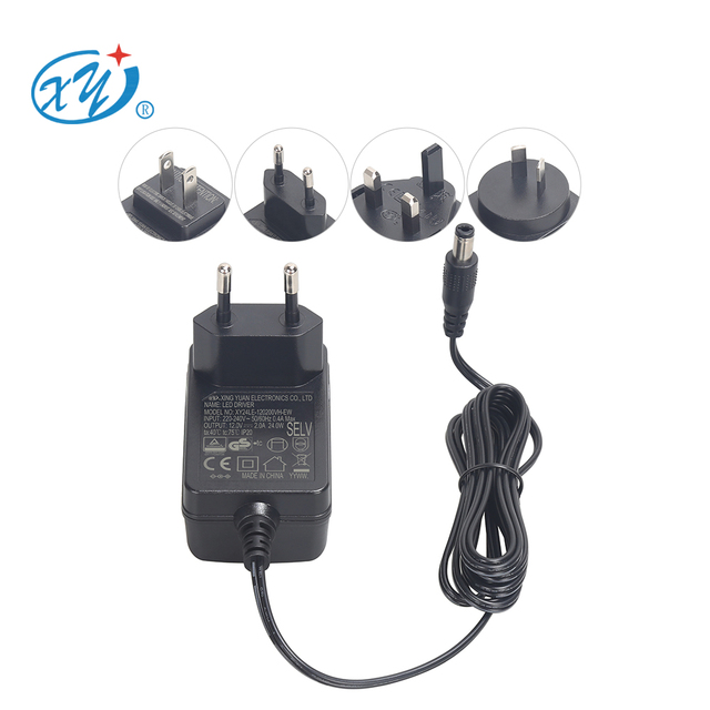Factory Direct Sales Plug in LED Driver 12V 2A 24V 1A EMC GS CE DC Power Adapter for LED Light