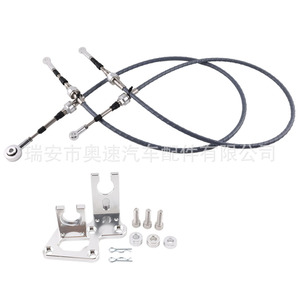 Transmission Cable <b>Bracket</b> And Shift Linkage Kit For Honda Civic Rsx K20 K24 Swap Aluminum Alloy <b>Silver</b> - Product Image 3