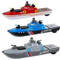 Bateau de pompiers de sauvetage télécommandé 2.4G 8CH 15 KM/H bateau à réaction Rc de Police étanche à grande vitesse avec pistolet pulvérisateur