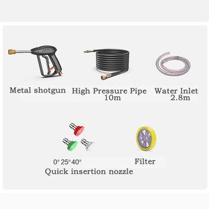 Nueva Hidrolavadora Comercial Portátil de Agua Fría de 220V, 3.5KW, 150bar, 2100PSI, 1.1L para Limpieza de Autos - Product Image 3