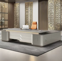 Table de bureau en bois de style moderne Tables de bureau de direction du PDG table de bureau luxueuse patron