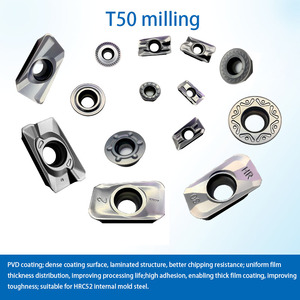 Carbide <strong>Inserts</strong> RDMT 10PCS Round Lathe Milling <strong>Insert</strong> For <strong>CNC</strong> Lathe Steel Processing - Product Image 2