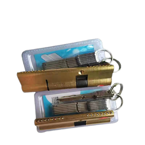 Cylindres de serrure de porte <span class=keywords><strong>Euro</strong></span> de sécurité à 16 broches avec noyau de serrure de porte à clé en 2 pièces - Product Image 2