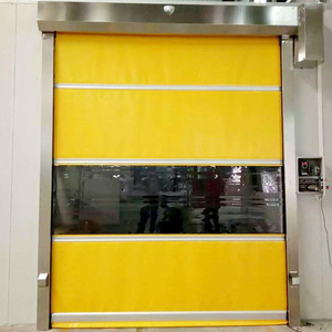 Portes verticales à enroulement rapide en PVC imperméables automatiques modernes haut de gamme sur mesure pour les installations industrielles - Product Image 5