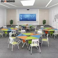 Chaise de formation GUANGWEI moderne, durable, ergonomique et empilable pour salle de classe, bureau, conférence, usage domestique et salle de réunion