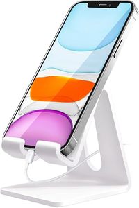 Soporte Acrílico para Teléfono Celular, Soporte Transparente Portátil para Escritorio, Compatible con Phone 16, 15, 14, 13 Pro Max, Mini, 12, 11 Plus, SE - Product Image 4