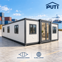Maison préfabriquée modulaire extensible de 30 pieds, maison conteneur, villa portable pour transport maritime standard, pour l'exportation mondiale