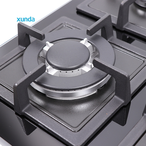 Xunda Produttore Professionale Piano Cottura a Gas in Vetro da 60cm con 4 Bruciatori e Griglia in <span class=keywords><strong>Ghisa</strong></span>, Fornello a Gas NG LPG per Hotel e Uso Domestico - Product Image 6