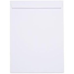 Enveloppe de catalogue universelle EasyClose # 10 1/2 Enveloppes à rabat carré auto-adhésives 9 x 12 blanches 250/boîte en papier kraft recyclable - Product Image 3