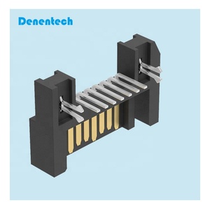 Denentech góc bên phải Dip <span class=keywords><strong>SATA</strong></span> <span class=keywords><strong>Power</strong></span> Connector 7p nam <span class=keywords><strong>Adapter</strong></span> tin Brass <span class=keywords><strong>SATA</strong></span> Connector cho hiệu quả pcboard kết nối - Product Image 2