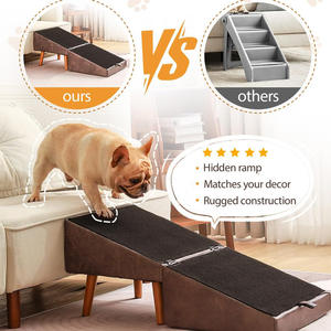 Huisdier trap, dubbel doel, binnenhelling, zachte split-ladder, kledingvoetsteun, eenvoudige installatie, aanpasbaar, alle seizoenen, huisdiermeubilair - Product Image 3