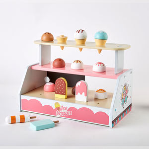 Personnalisé <span class=keywords><strong>Jouet</strong></span> <span class=keywords><strong>En</strong></span> <span class=keywords><strong>Bois</strong></span> de Crème Glacée Enfants Boutique <span class=keywords><strong>Cuisine</strong></span> <span class=keywords><strong>En</strong></span> <span class=keywords><strong>Bois</strong></span> <span class=keywords><strong>Jouet</strong></span> Ensemble - Product Image 2