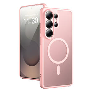 Étui de téléphone magnétique en verre PC de haute qualité pour <span class=keywords><strong>Samsung</strong></span> Galaxy S26 Ultra S26 pour <span class=keywords><strong>Samsung</strong></span> S23 S24 S25 Ultra Étui de téléphone portable - Product Image 1