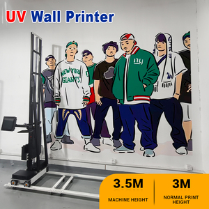 Máquina de impresión de inyección de tinta UV vertical 3D para negocios de impresión de grafiti de pared exterior - Product Image 4