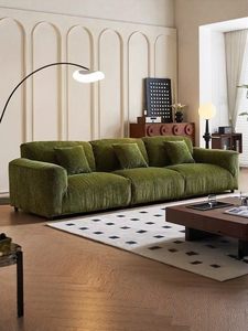 Divano Living Cloud per Soggiorno, Divano Premium Verde per Soggiorno, Comodo <span class=keywords><strong>e</strong></span> Moderno - Product Image 3