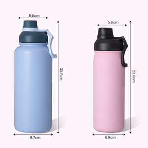 Nouvelle <span class=keywords><strong>Arrivée</strong></span> Bouteille <span class=keywords><strong>d</strong></span>'<span class=keywords><strong>Eau</strong></span> Isotherme en Acier Inoxydable à Double Paroi 18oz 36oz avec Tête <span class=keywords><strong>d</strong></span>'Animal Douce, Poignée Large et Brosse - Product Image 3