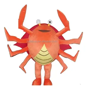 Hola cangrejo traje/cangrejo adulto cosplay disfraces para venta