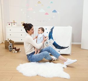 Suave y acogedor Baby Shower registro regalo recién nacido fotografía mensual bebé hito manta para niños o niñas - Product Image 3