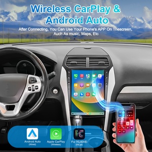 New 13.8" Vertical Screen Android Car Radio Multimedia <b>Auto</b> Head Unit Monitor Carplay Navigation for Ford Explorer 2011 2019 - Product Image 4