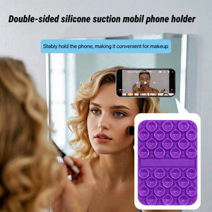 Support de téléphone portable flexible multi-usage à ventouse, support de téléphone portable portable avec ventouse et autocollant adhésif arrière – Vente chaude - Product Image 4