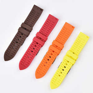 Correas de Reloj Deportivas de Silicona de 18mm 20mm 22mm con Liberación Rápida, Compatibles con Teléfonos Sumergibles - Product Image 4