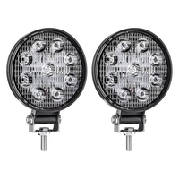 Projecteur de travail DXZ certifié CE 9-80V 27W 4 pouces 9 LED pour voiture, bateau, UTV, 4x4, tout-terrain, rénovation/amélioration avec garantie d'un an