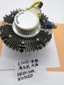 Embrayage de ventilateur de moteur diesel XPower Black C6.4 C6.6 3066 pour excavatrice sur chenilles E320D/E323D 2813588 - Product Image 4