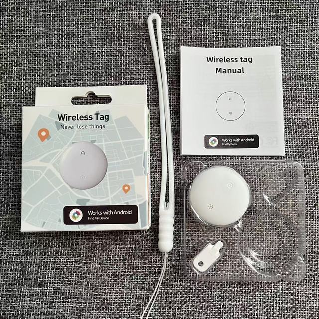 Google Find My Device Bluetooth 5.0 Waterproof Locator Finder for Keys Wallets Easily Lost Items Precise Tracking One-Click Call