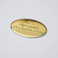 Étiquette personnalisée métal or petite plaque de luxe moderne en aluminium avec nom gravé impression bouteille de parfum souvenir