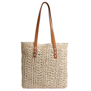 Sac fourre-tout décontracté doux style forêt, sac à bandoulière tissé tendance transfrontalière pour la plage et l'été, également disponible comme sac à main - Product Image 5