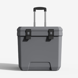Frigo Portatile da Campeggio 24QT in PE Isolato, Contenitore Termico per Pesce, Frigorifero con Ruote, Borsa Termica per Auto - Product Image 5