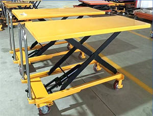 1 Ton Electric Chain Steel Platform Single Faced Pallets New Double <strong>Rail</strong> 720mm High Lifting <strong>Trolley</strong> - Product Image 6