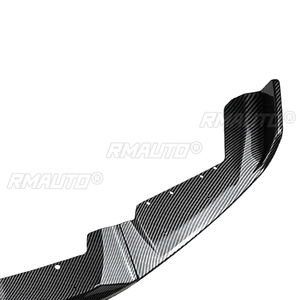 For 2016-2021 BMW F87 M2 CS Style Front Bumper <b>Splitter</b> <b>Lip</b> Body Kit Glossy Black Carbon Fiber Look - Product Image 3