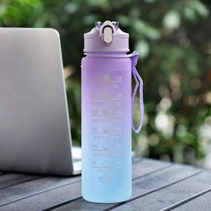 Bouteille d'eau de 900 ml en gros, gourde de sport motivante anti-fuite pour le voyage, la gym, le fitness et la cuisine - Product Image 3