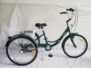 <span class=keywords><strong>Triciclo</strong></span> de 3 Ruedas para Adultos, Plegable, con Cesta Trasera <span class=keywords><strong>Grande</strong></span>, <span class=keywords><strong>Triciclo</strong></span> Plegable de 24 Pulgadas - Product Image 3