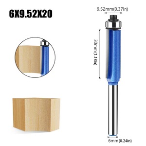 4 Uds 6mm vástago profesional 65hrc juego de brocas para enrutador corte suave recubierto <span class=keywords><strong>CNC</strong></span> Compatible cortador de molino versátil detalle de recorte - Product Image 4