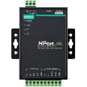 Servidor de Dispositivos Seriales Moxa NPort 5230, Ethernet 10/100M, RS-232, RS-485, 422 Industrial - Product Image 1