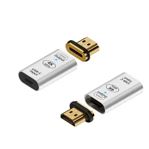 Usb C Vrouw Naar Hd 2.0 Converter Adapter 4K 60Hz Hd Magnetische Hdtv Plug 3d Versie Voor Samsung Tv