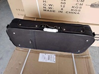 Sinomusik Cheap Price Plywood Double Violin case for String Instrument Black 600D Oxford Exterior for Sale Made in China