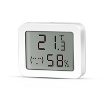 Sensor de Temperatura y Humedad Inalámbrico BLE con Control por Voz, Mini Pantalla LCD, Sensores Inteligentes para el Hogar Tuya