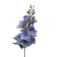 Shangchu Feel Hydraterende 3D-geprinte zijden Delphinium enkelvoudige steel retro huiselijke bloemen ornamenten bruiloft nepbloemen
