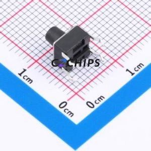 K2-1102DP-G4SW-04 Tactile Switch Through hole-4P,6x6mm Switch Single Pole Single Throw Round Button 2.5N Through Hole - Product Image 2